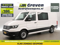 Volkswagen Crafter - 35 2.0 TDI L3H2 140PK | Dubbele Cabine | 6 Persoons | Airco Parkeersensoren Trekhaak