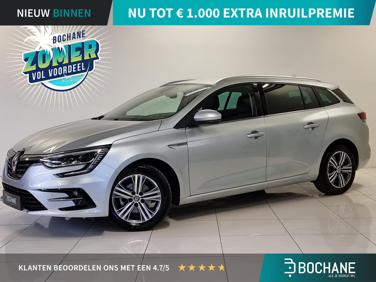 Renault Mégane Estate - 1.3 TCe Intens | Lederen bekleding | Head-up Display | Stoelverwarming | - AutoWereld.nl