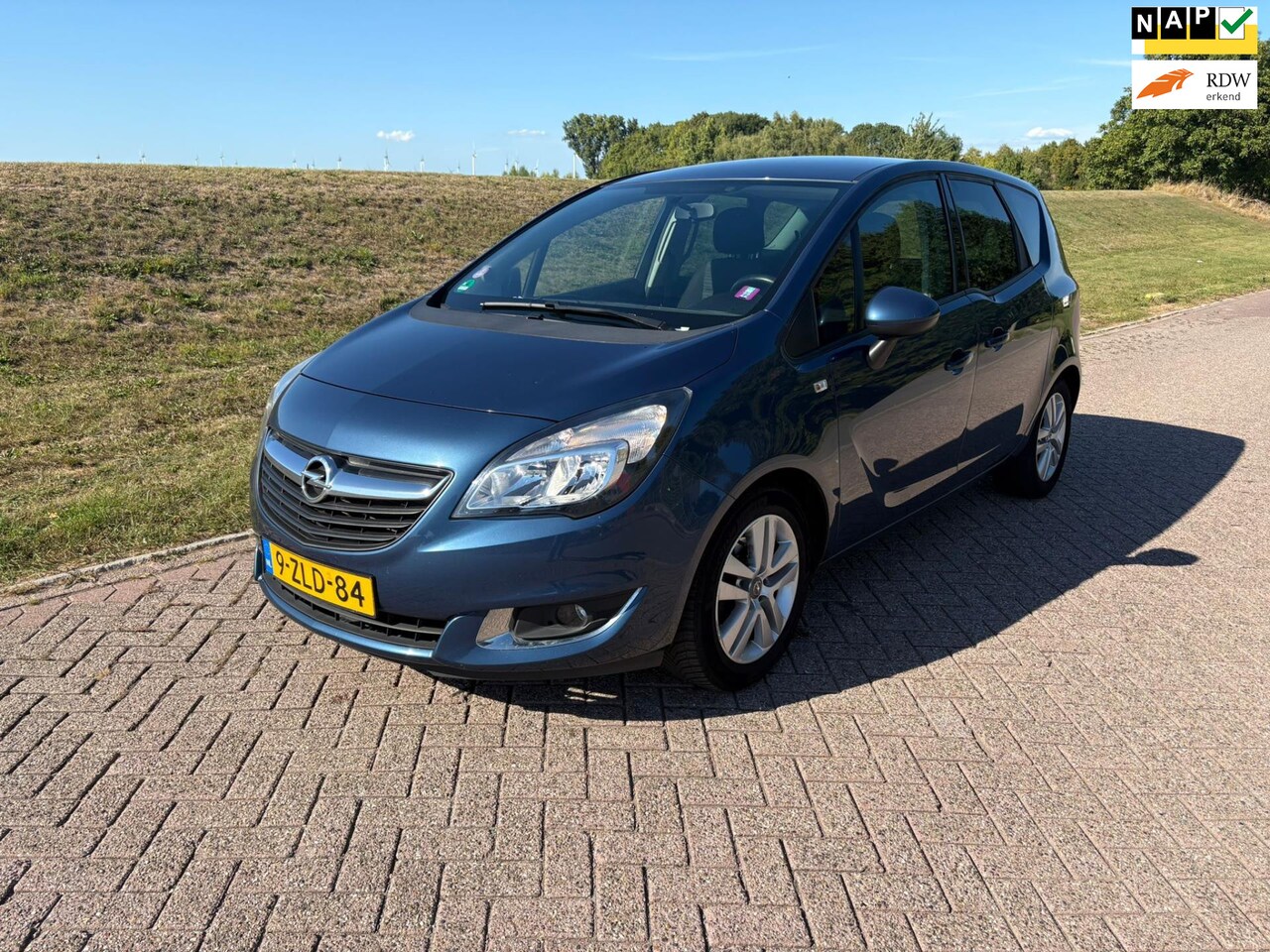 Opel Meriva - 1.4 Berlin Lm Velgen Cruise Airco Navi 1e Eigenaar Elk Ramen Mist Lampen Voor Nette Auto - AutoWereld.nl
