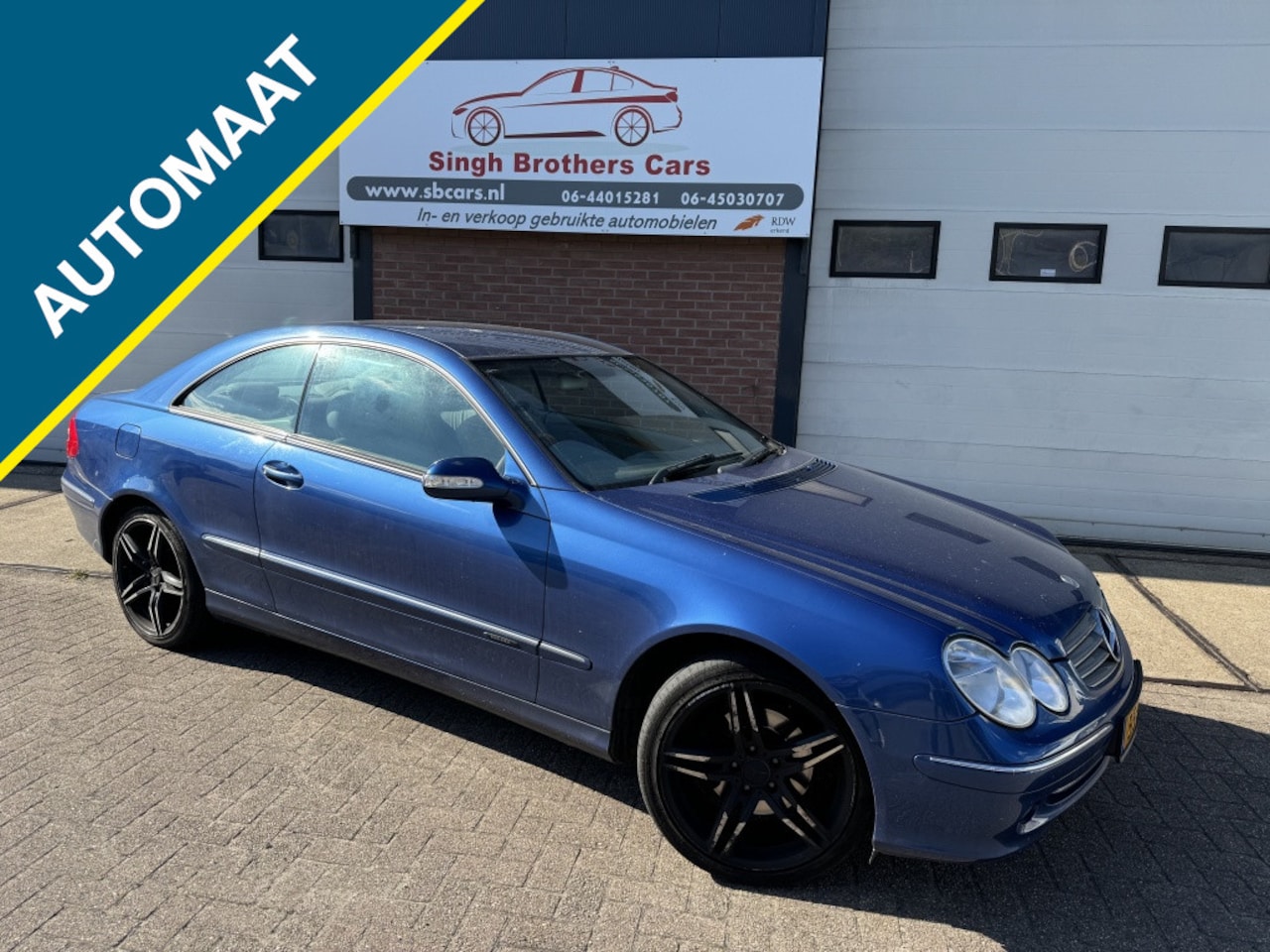Mercedes-Benz CLK-klasse Coupé - 240 El.AUT AIRCO LEER RECHTS STUUR !!! - AutoWereld.nl