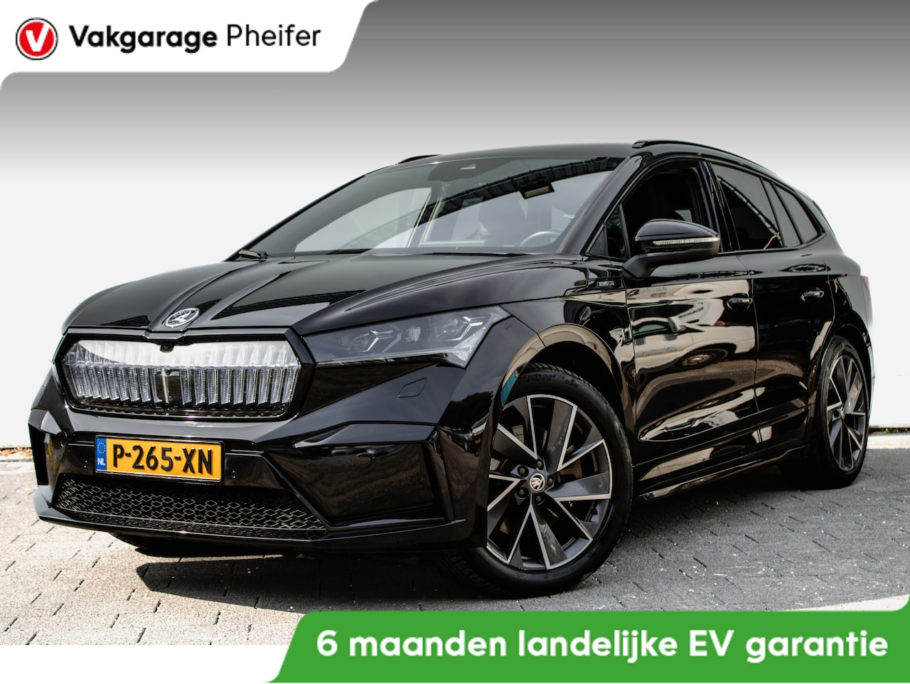 Skoda Enyaq iV - 80 Sportline Trekhaak/ Stuur-stoelverwarming/ Camera/ Led Grille/ 20" Lmv - AutoWereld.nl