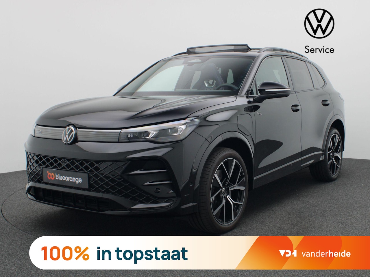 Volkswagen Tiguan - 1.5 eHybrid R-Line Edition 272PK DSG black style, matrix led, trekhaak, panoramadak, 360gr - AutoWereld.nl