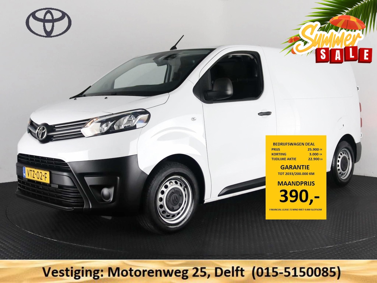 Toyota ProAce Worker - 1.5 D-4D LIVE EX BTW CARPLAY NAVI Toyota PROACE Worker 1.5 D-4D LIVE EX BTW  CARPLAY NAVI - AutoWereld.nl