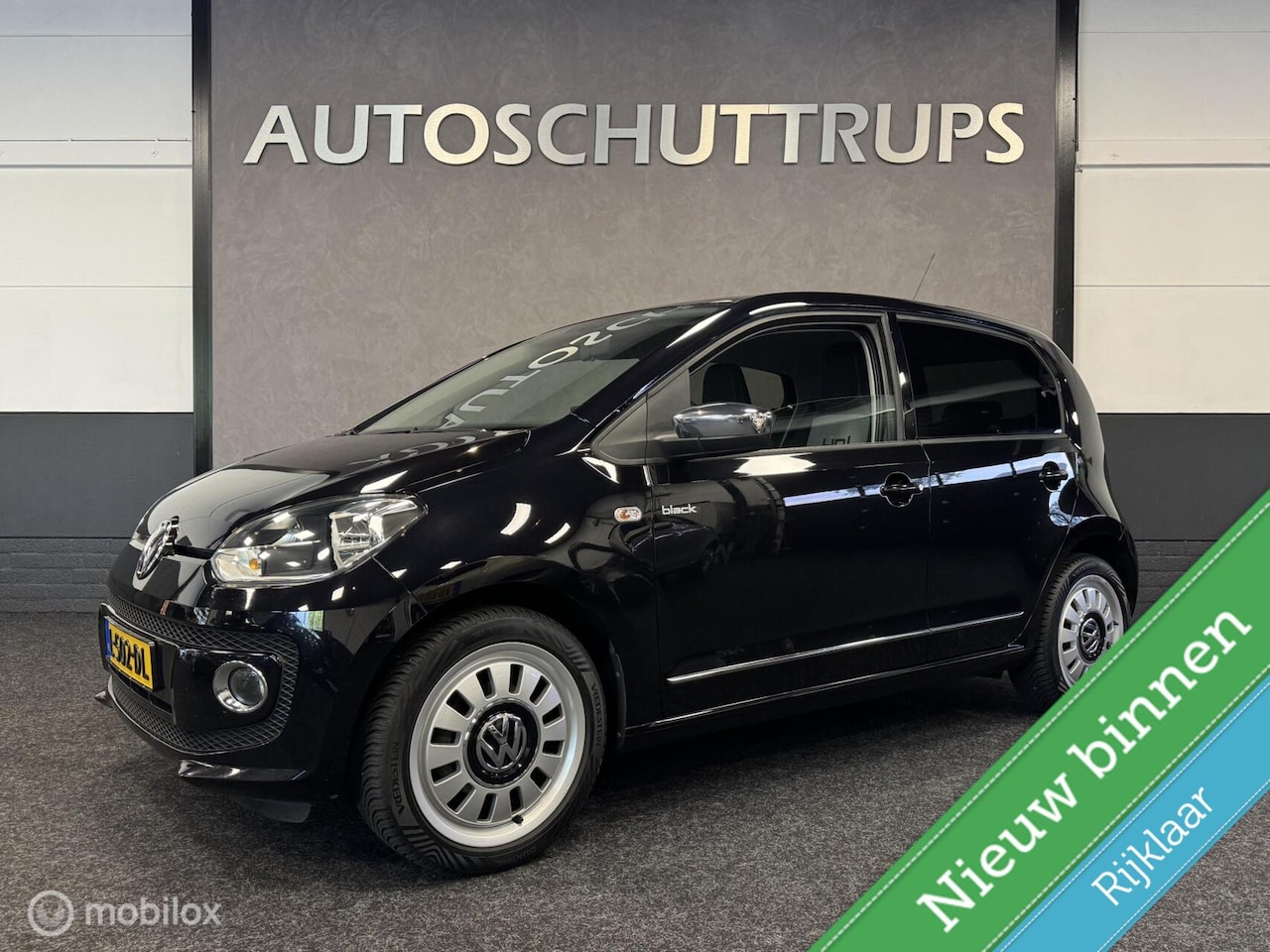 Volkswagen Up! - 1.0 high up! 75 PK *BLACK UP!* 5 DEURS / FULL OPTION - AutoWereld.nl