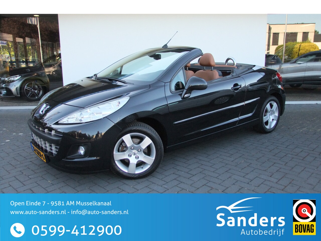 Peugeot 207 CC - 1.6 VTi / Leer Bruin/ Clima/ Stoelverwarming/ Parkeersensoren/ All-season - AutoWereld.nl