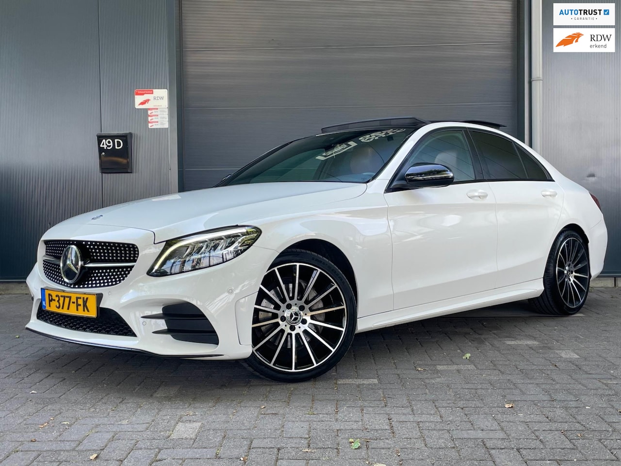 Mercedes-Benz C-klasse - 200 4MATIC Premium Pack AMG PANO CAMERA CRUISE CLIMA LEER VIRTUALCOCKPIT NIEUWE APK STOELV - AutoWereld.nl