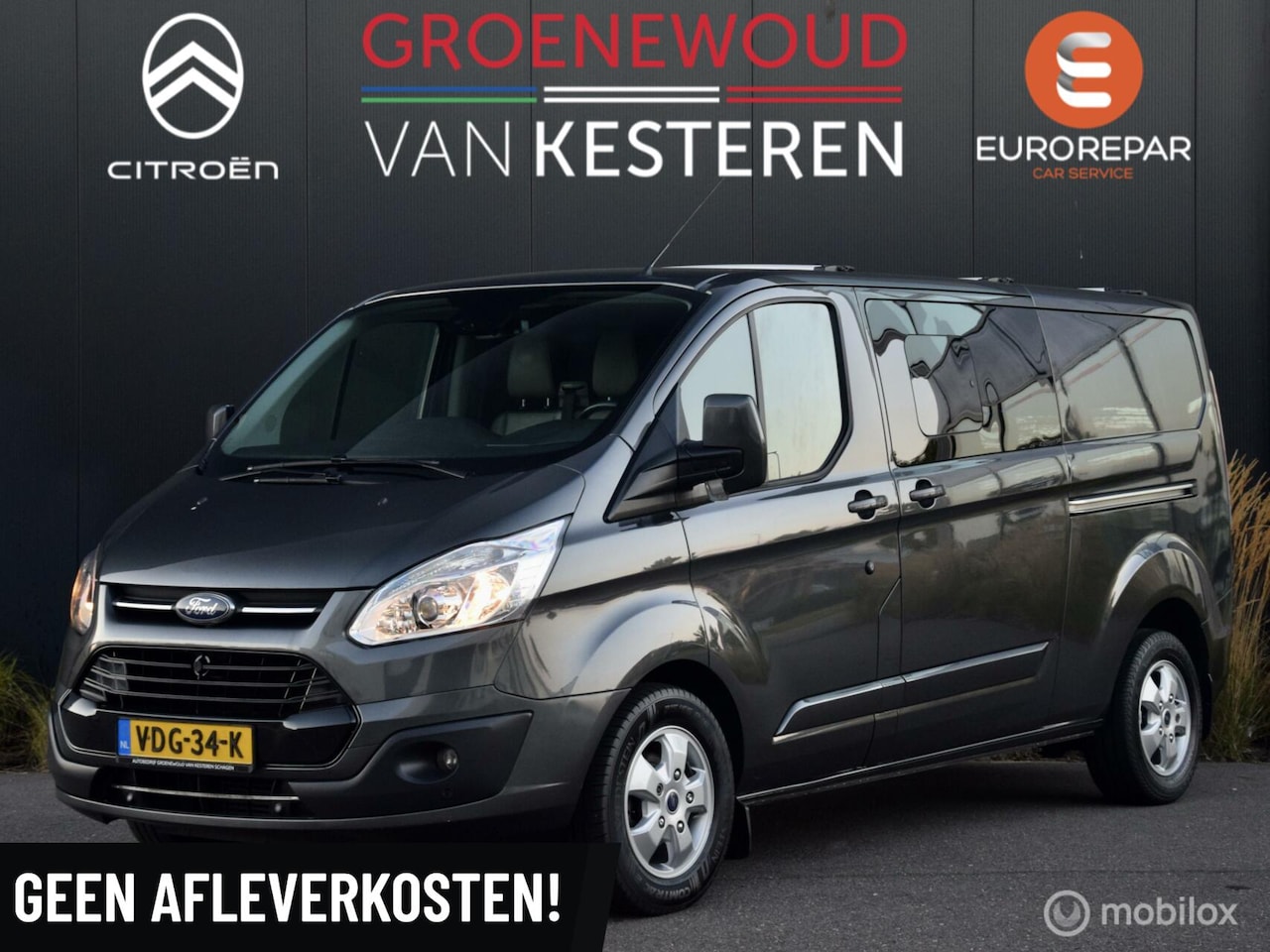 Ford Transit Custom - 310 2.0 170 pk L2H1 Limited DC Automaat - AutoWereld.nl