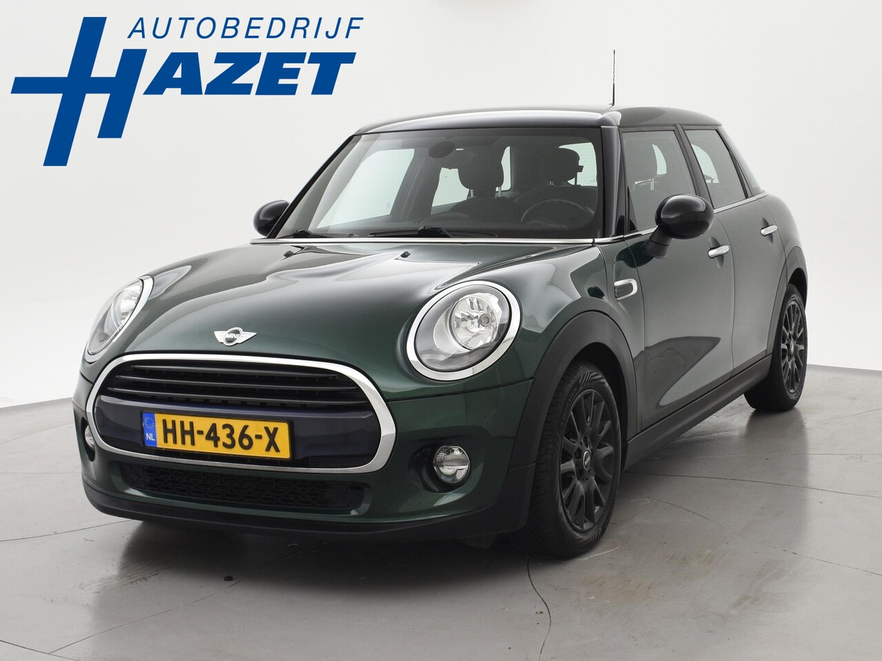 MINI Cooper - Mini 1.5 136 PK BUSINESS *BRITISH RACING GREEN!* + NAVIGATIE | CRUISE | CLIMATE CONTROL - AutoWereld.nl