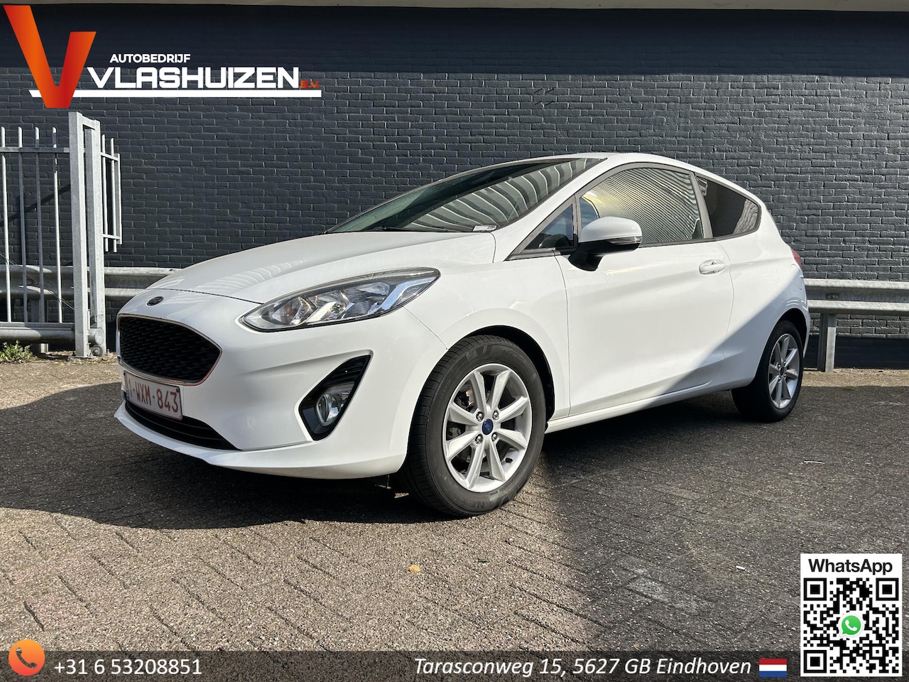 Ford Fiesta - Van 1.5 TDCi 63kW Trend | € 4.950,- NETTO! | GRIJS KENTEKEN | Airco | Cruise | Navi | Came - AutoWereld.nl