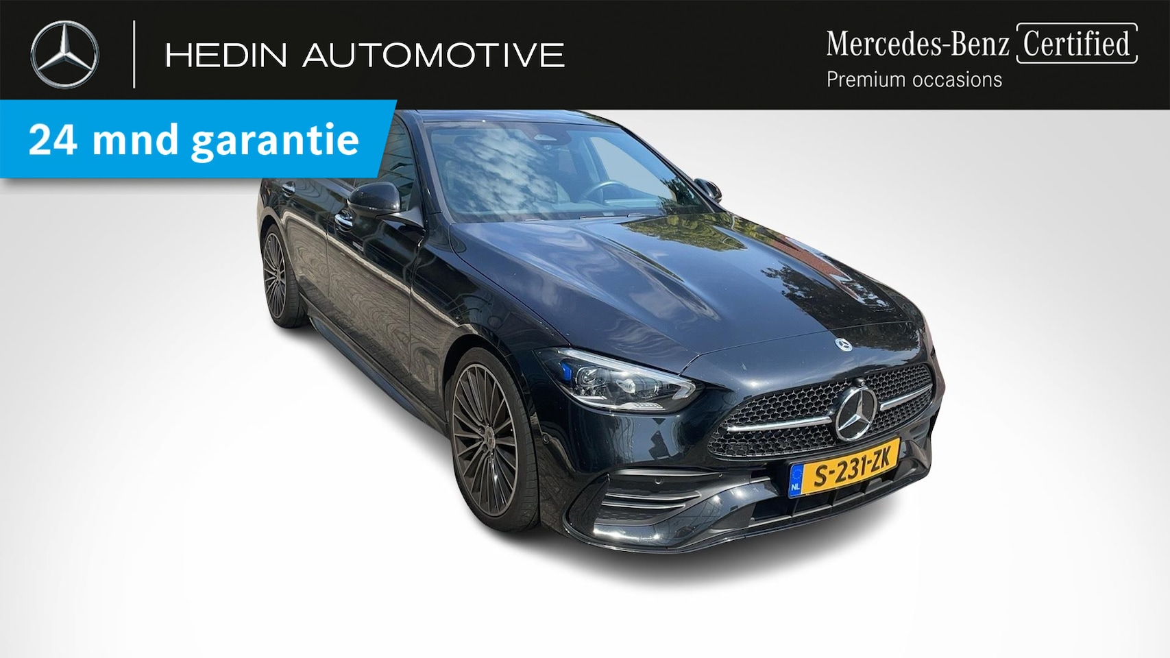 Mercedes-Benz C-klasse - C 180 Limousine Automaat AMG Line | Premium Plus Pakket | Nightpakket | Panoramadak | Head - AutoWereld.nl