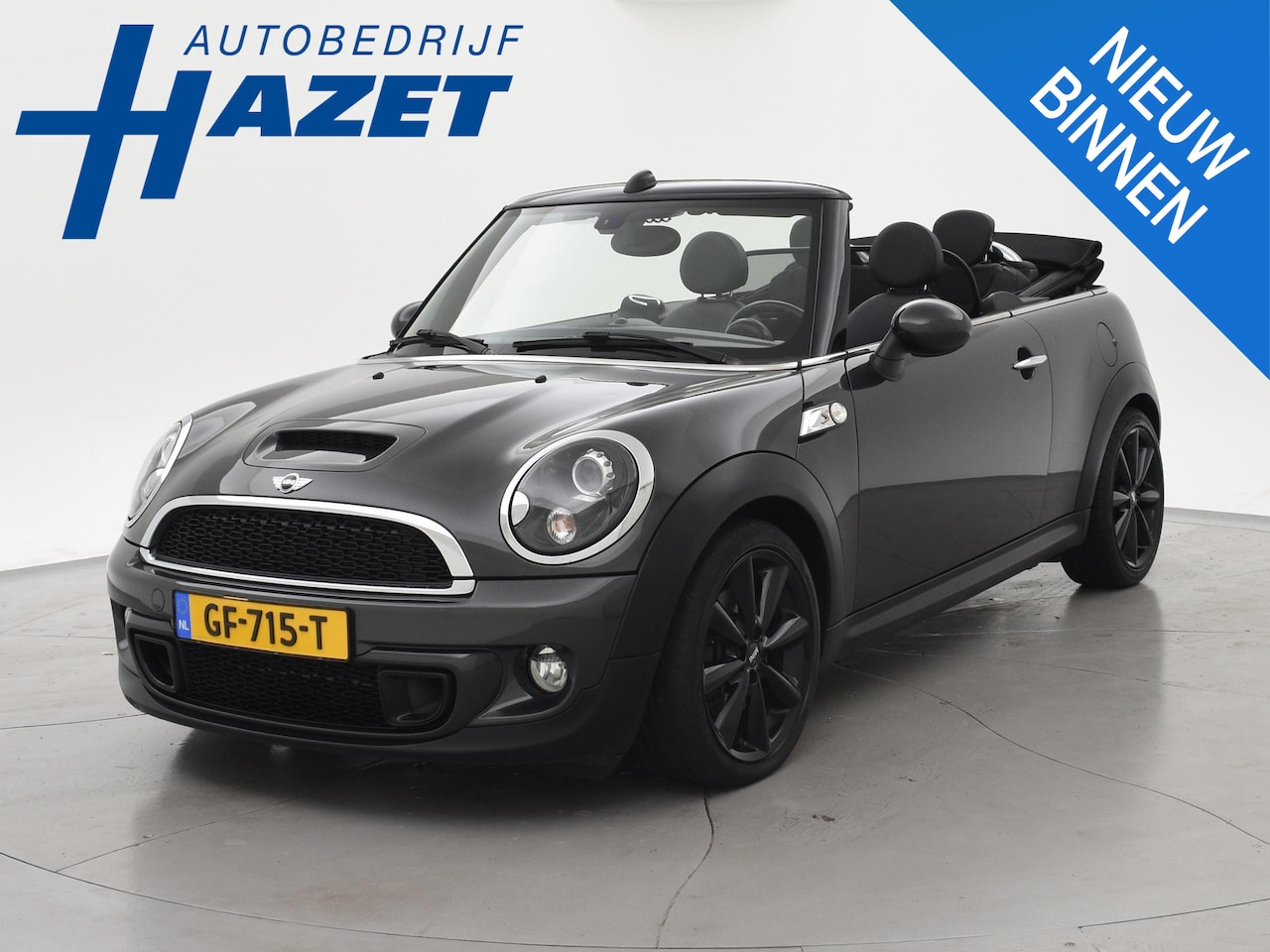 MINI Cabrio - Mini 1.6 COOPER S 184 PK AUT. + LEDER | STOELVERWARMING | NAVIGATIE | XENON | CLIMATE | CR - AutoWereld.nl