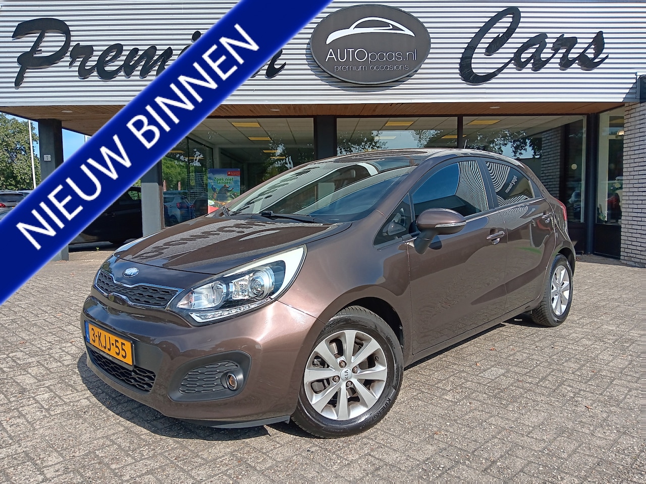 Kia Rio - 1.4 CVVT 110PK Plus Pack|Automaat|Airco|Nav|Dealeronderhouden! - AutoWereld.nl