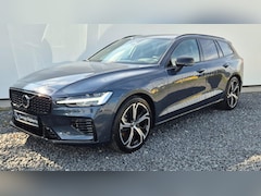 Volvo V60 - 2.0 T6 Phev AWD Ultra Dark 360 Camera - RG0R Leder - Privacy Glas - 19 Inch Licht metalen