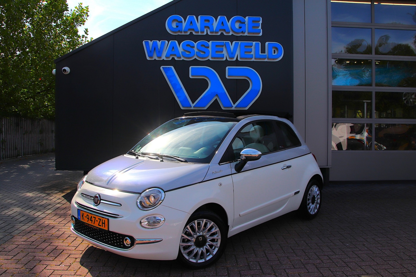 Fiat 500 C - 1.0 Hybrid Dolcevita Cabrio Cult Apple Carplay/NL/Park.Sens/Uniek! - AutoWereld.nl