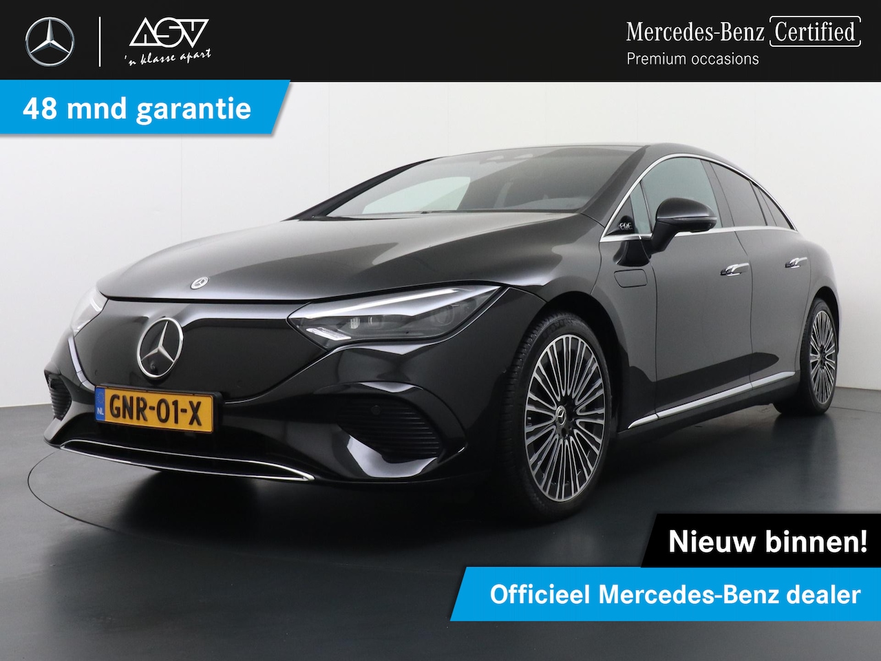 Mercedes-Benz EQE - 350 AMG Line 89 kWh Luchtvering, achteras besturing, wegklapbare trekhaak, Superscreen - AutoWereld.nl
