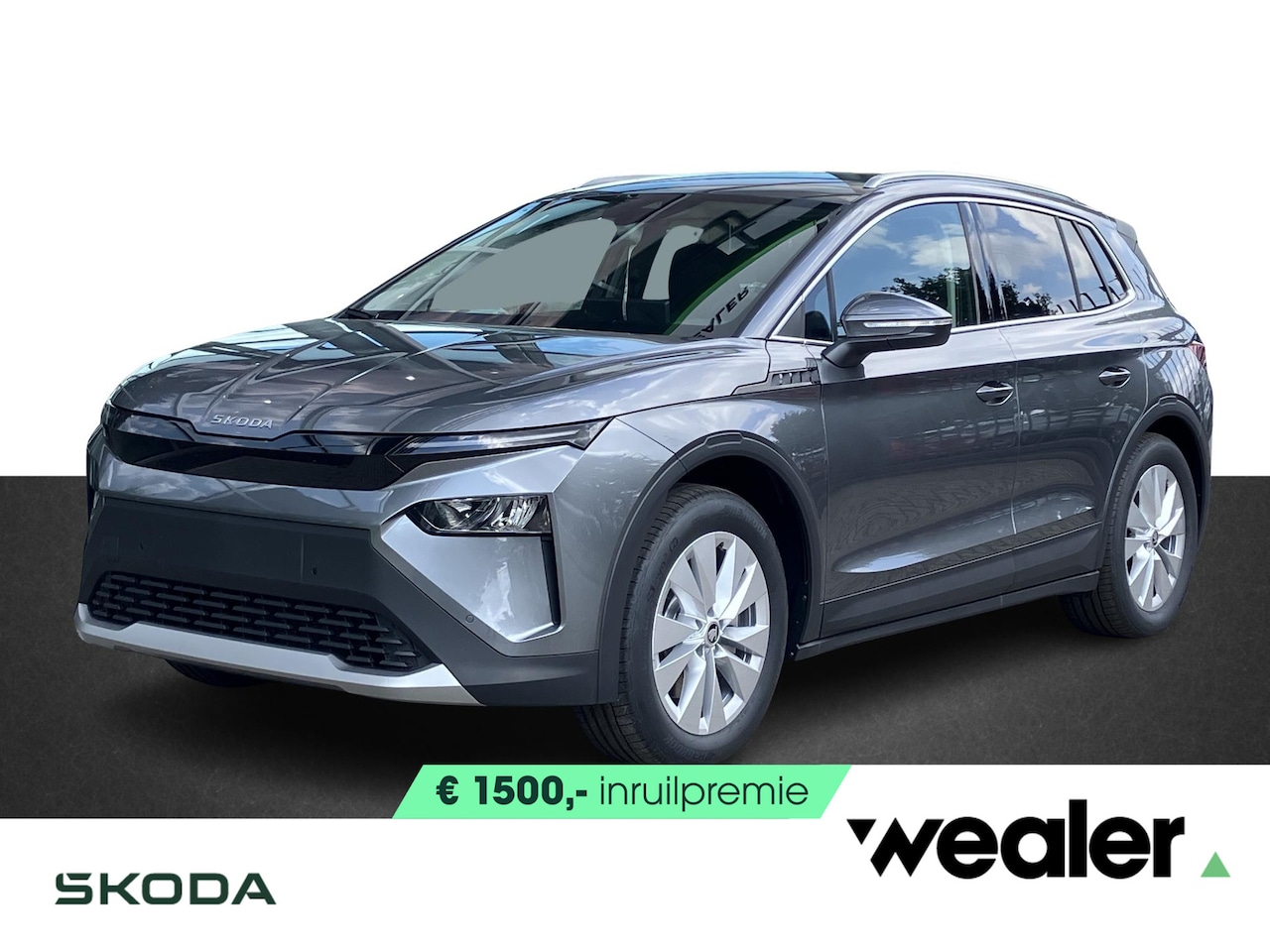 Skoda Elroq - 85 Business Edition Tour 286 PK | Wegklapbare Trekhaak| Business Upgrade Clever | 19" lich - AutoWereld.nl