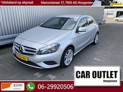 Mercedes-Benz A-klasse - 180 5-Drs, Leer, Clima, Stoelvw, CC, PDC & Cam. Elec.Trekh, LM– Inruil Mogelijk –