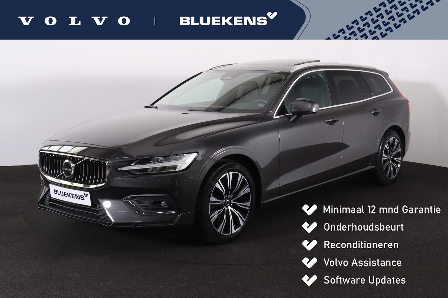 Volvo V60 - B4 Plus Bright - Panorama/schuifdak - IntelliSafe Assist & Surround - Adaptieve LED koplam - AutoWereld.nl