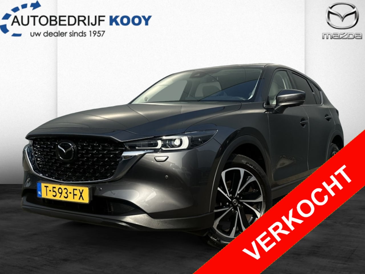 Mazda CX-5 - 2.0 SkyActiv-G 165pk Exclusive Line / Wit leer / Sunroof Pack - AutoWereld.nl