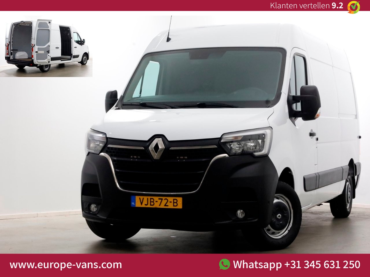 Renault Master - T35 2.3 dCi 180pk Automaat L2H2 Energy Navi/Camera 01-2021 - AutoWereld.nl