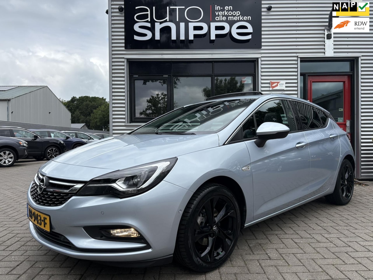 Opel Astra - 1.4 Innovation -5DRS.-VOLLEDER-OPEN DAK-STOELVERWARMING V+A-STUURWIELVERWARMING-LED-KEYLES - AutoWereld.nl