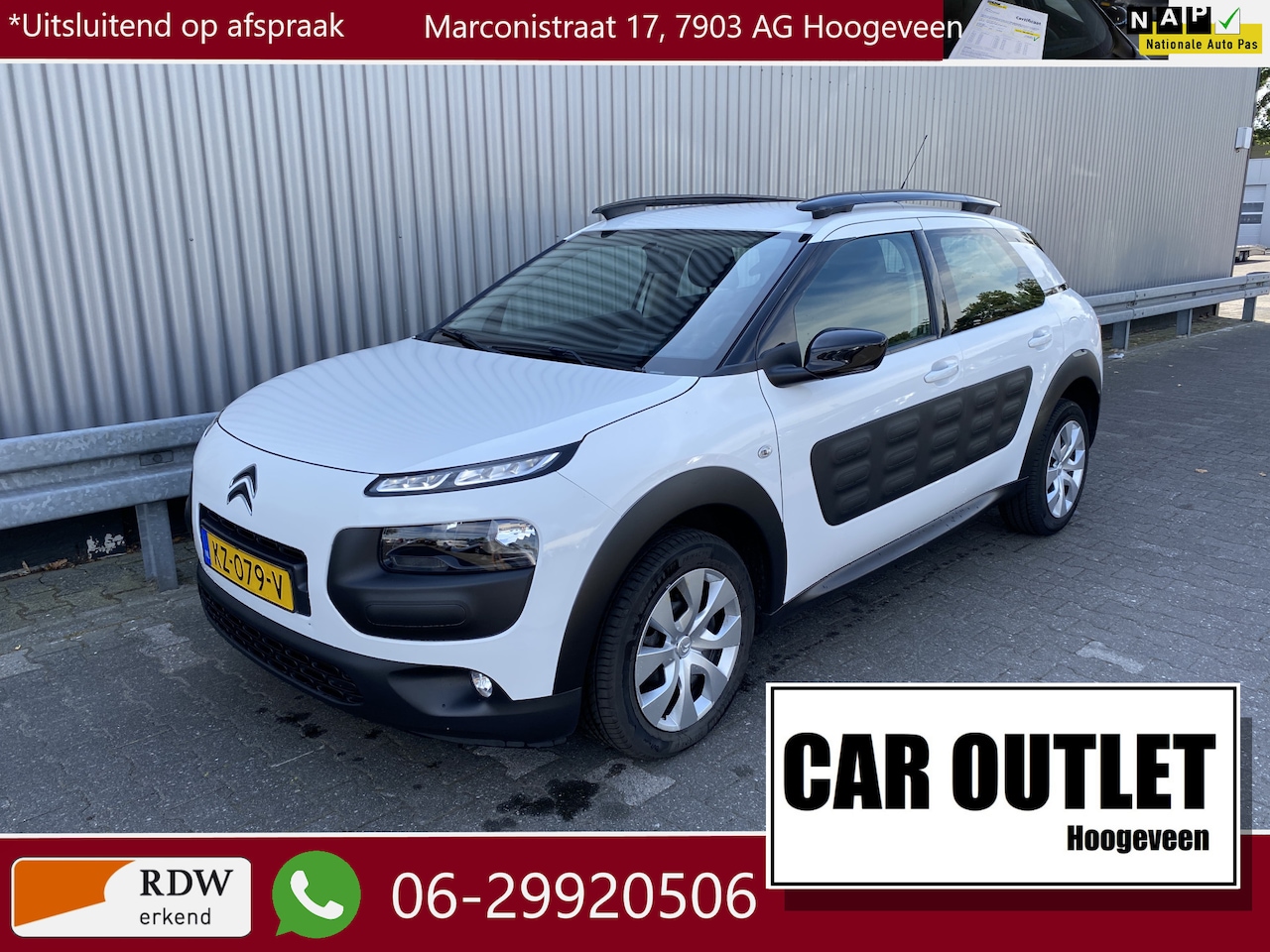 Citroën C4 Cactus - 1.2 PureTech Feel AUTOMAAT 150Dkm NAP Clima --Inruil Mogelijk-- - AutoWereld.nl