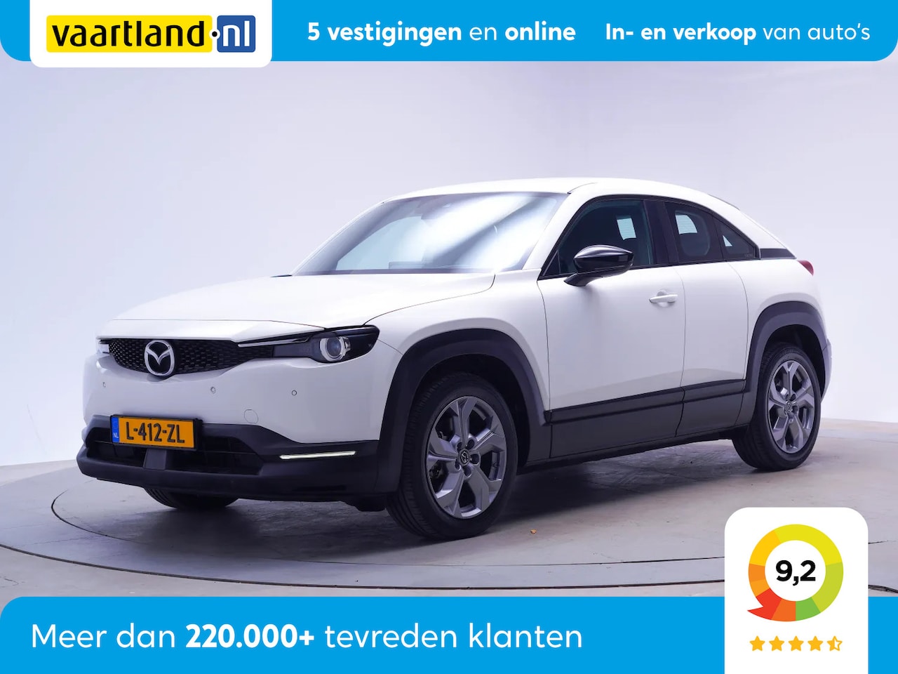 Mazda MX-30 - e-SkyActiv 145 Comfort 36 kWh [ Adapt.Cruise Navi Camera ] - AutoWereld.nl