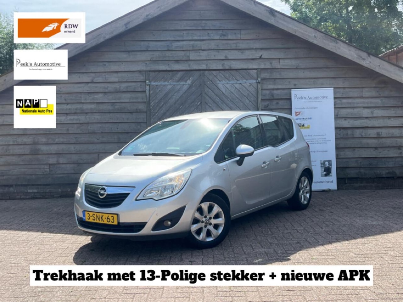 Opel Meriva - 1.4 Turbo Berlin | Airco | Navi | Cruise | PDC | Dealeronderhouden | Nette staat! - AutoWereld.nl