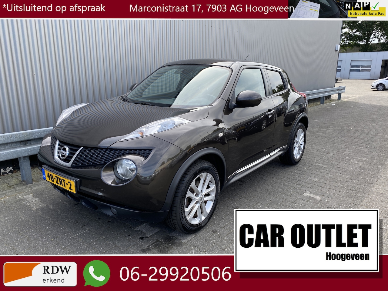 Nissan Juke - 1.6 Acenta Navi Clima Camera NW APK --Inruil Mogelijk-- - AutoWereld.nl