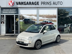 Fiat 500 C - 0.9 TwinAir Lounge, stijlvol tweedelig cabriodak met een chique parelmoerwitte lak