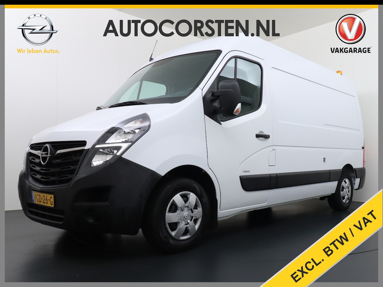 Opel Movano - 2.3CDTI L2H2 Airco Navi Trekhaak 3-Persoons Cruise Control Pdc Bluetooth Kasten-inrichting - AutoWereld.nl