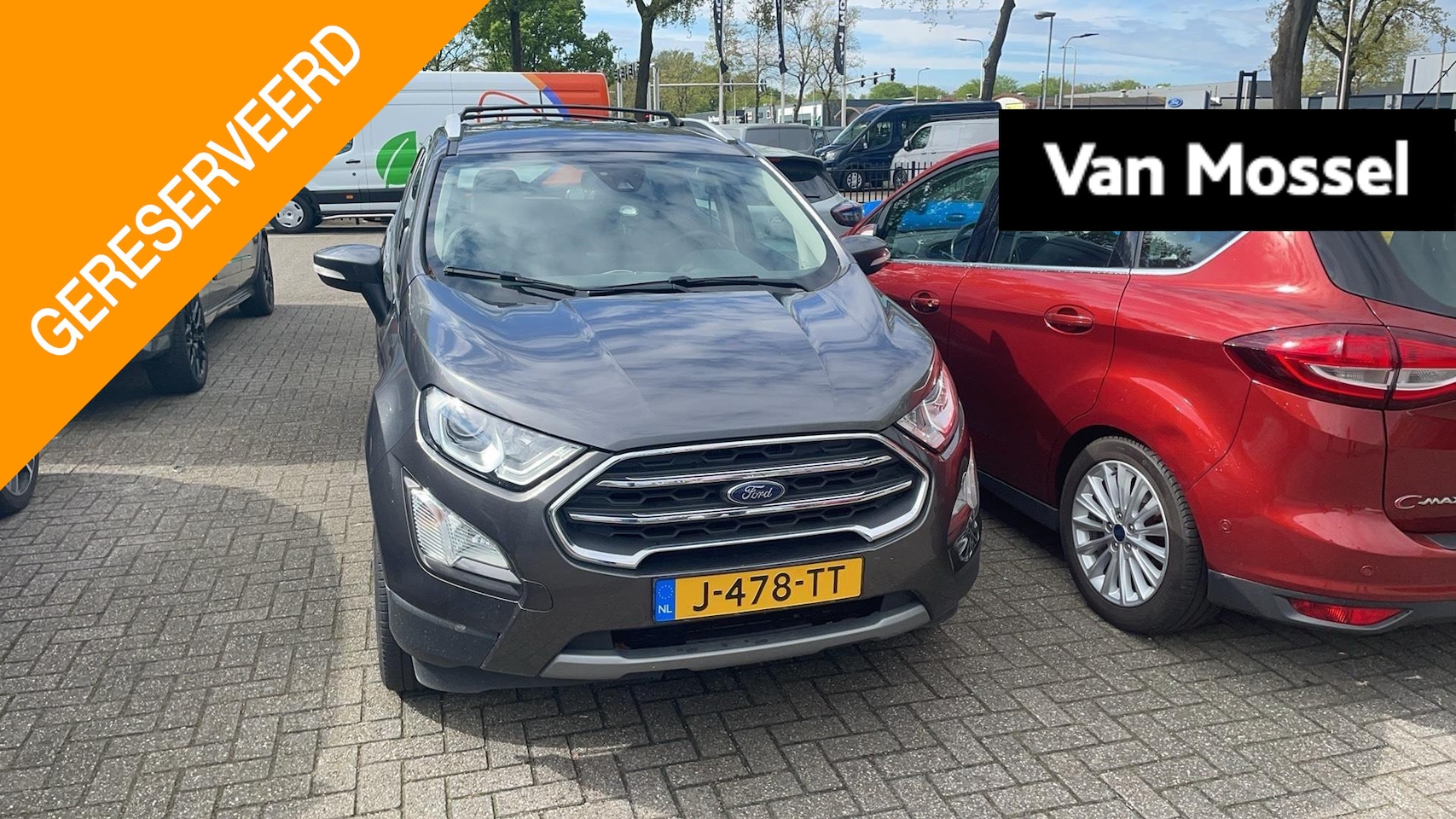 Ford EcoSport - 1.0 EcoBoost Titanium Trekhaak / Navigatie + carplay / lage km-stand eerste eigenaar - AutoWereld.nl