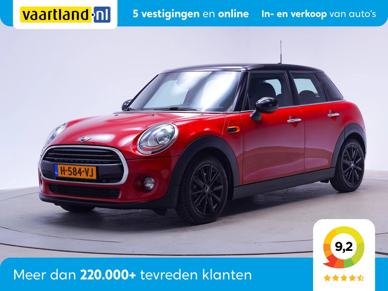 MINI Cooper - 1.5 Cooper 136pk Chili Serious Business Aut. 5-drs [ Adap. Cruise Head-up display Stoelver - AutoWereld.nl