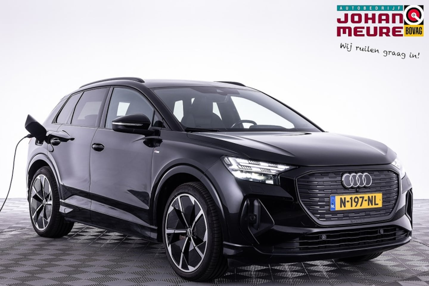 Audi Q4 e-tron - 40 Launch edition S Competition 77 kWh ✅ 1e Eigenaar - AutoWereld.nl