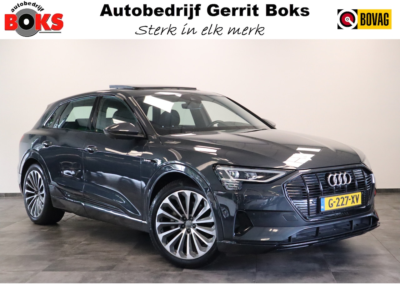 Audi e-tron - e-tron 55 quattro advanced 95 kWh S-line Panoramadak Leder - AutoWereld.nl
