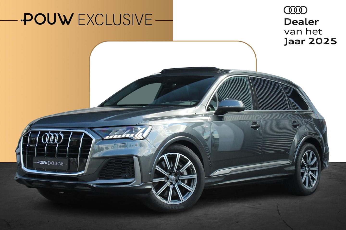 Audi Q7 - 60 TFSIe 456pk quattro Competition | Luchtvering | Bose Premium Speakers | Head-up Display - AutoWereld.nl