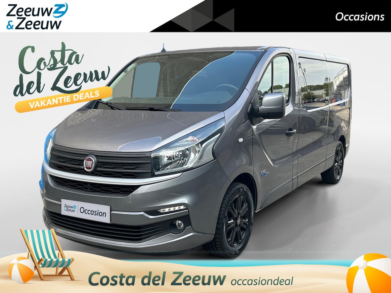 Fiat Talento - 2.0 MultiJet L2H1 Business Pro DC 145pk | Achteruit rij camera | Trekhaak | 6-persoons | L - AutoWereld.nl