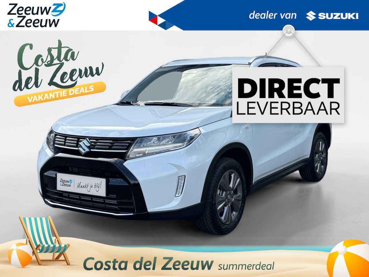 Suzuki Vitara - 1.4 Boosterjet Select Hybrid | Nw type automaat! | Snel rijden! | Op voorraad | - AutoWereld.nl