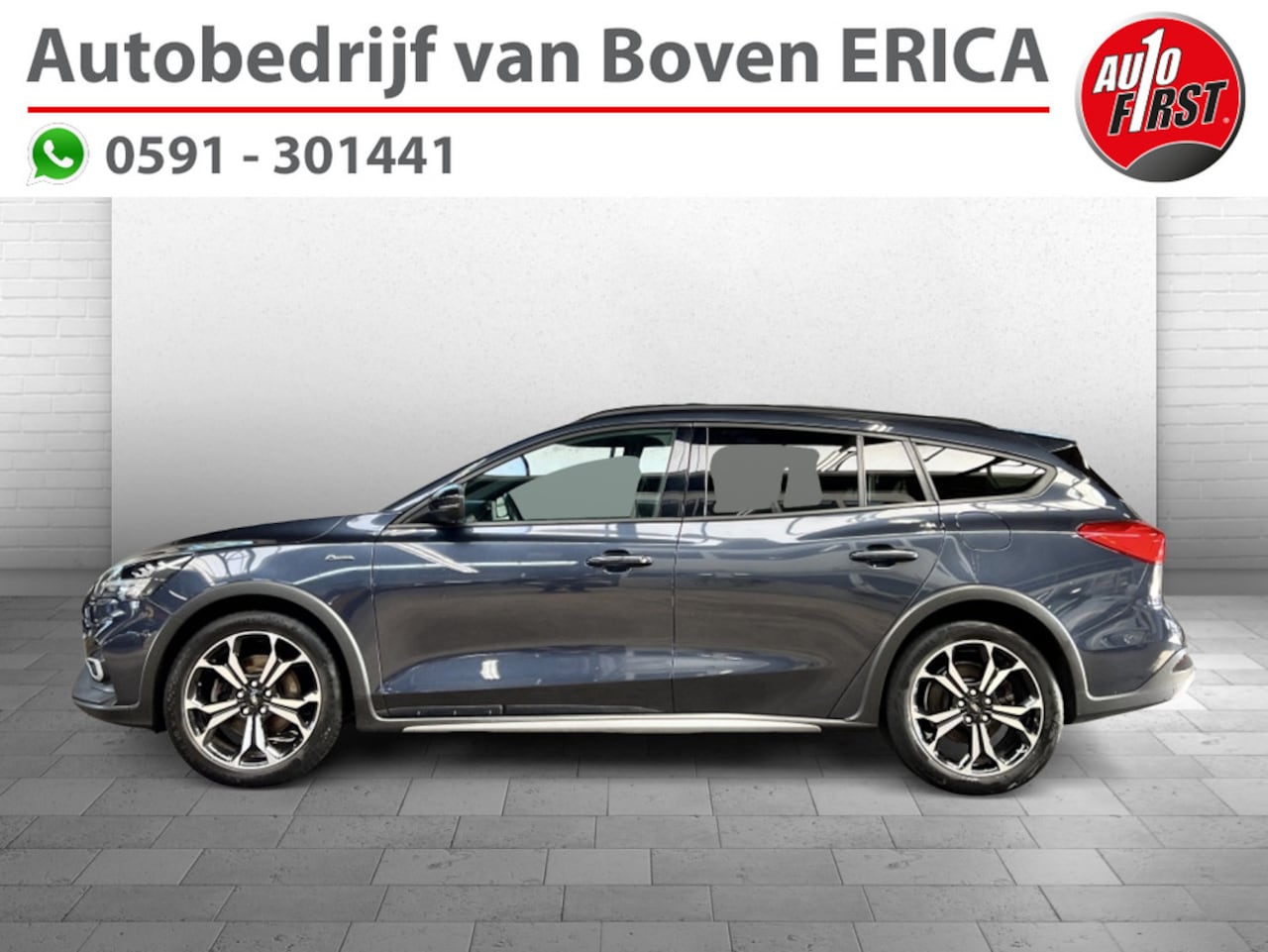 Ford Focus Wagon - 1.0 EcoBoost Hybrid Active XBns Trekhaak Cruise Clima Navi - AutoWereld.nl