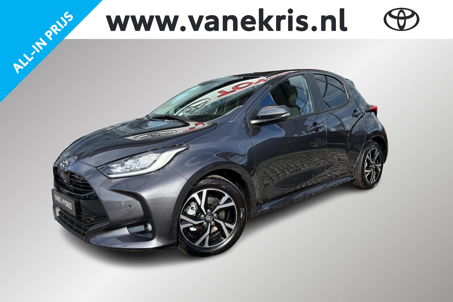 Toyota Yaris - 1.5 Hybrid 115 Dynamic Comfort Pack , Apple Carplay Android Auto, Parkeersensoren, Dodehoe - AutoWereld.nl