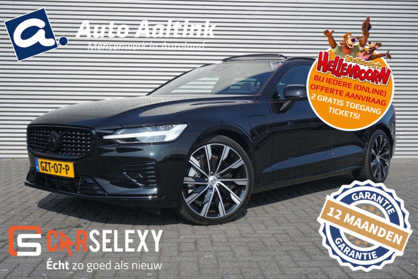 Volvo V60 - T6 PHEV Plus Dark ORG.NL! | BTW AUTO | 20" LM VELGEN - AutoWereld.nl