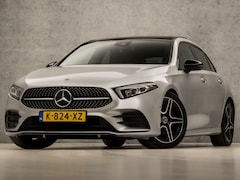 Mercedes-Benz A-klasse - 180 AMG Sport Automaat (SCHUIFDAK, APPLE CARPLAY, SFEERVERLICHTING, BURMESTER, KEYLESS, LE