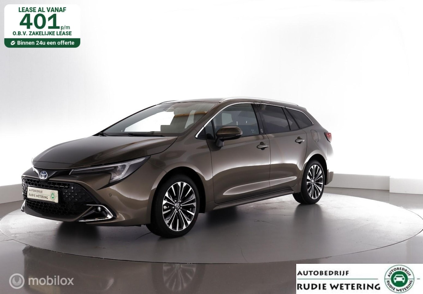 Toyota Corolla Touring Sports - 1.8 Hybrid 140PK Automaat Team D leer|led|nav|cam|ecc|lmv17 - AutoWereld.nl