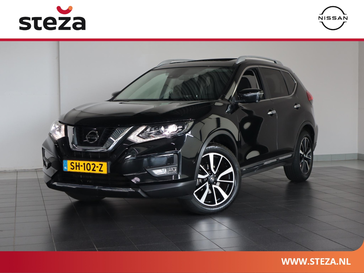 Nissan X-Trail - 1.6 DIG-T Tekna | Rondomzicht camera | Elektrisch panorama-dak | Lederen bekleding | Licht - AutoWereld.nl