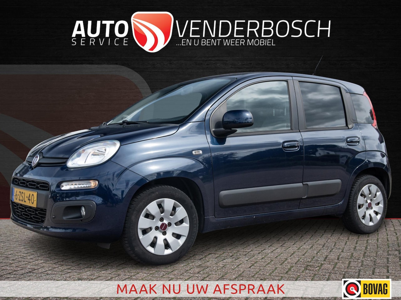 Fiat Panda - 0.9 TwinAir Lounge 60pk | Clima | Elektrische ramen - AutoWereld.nl