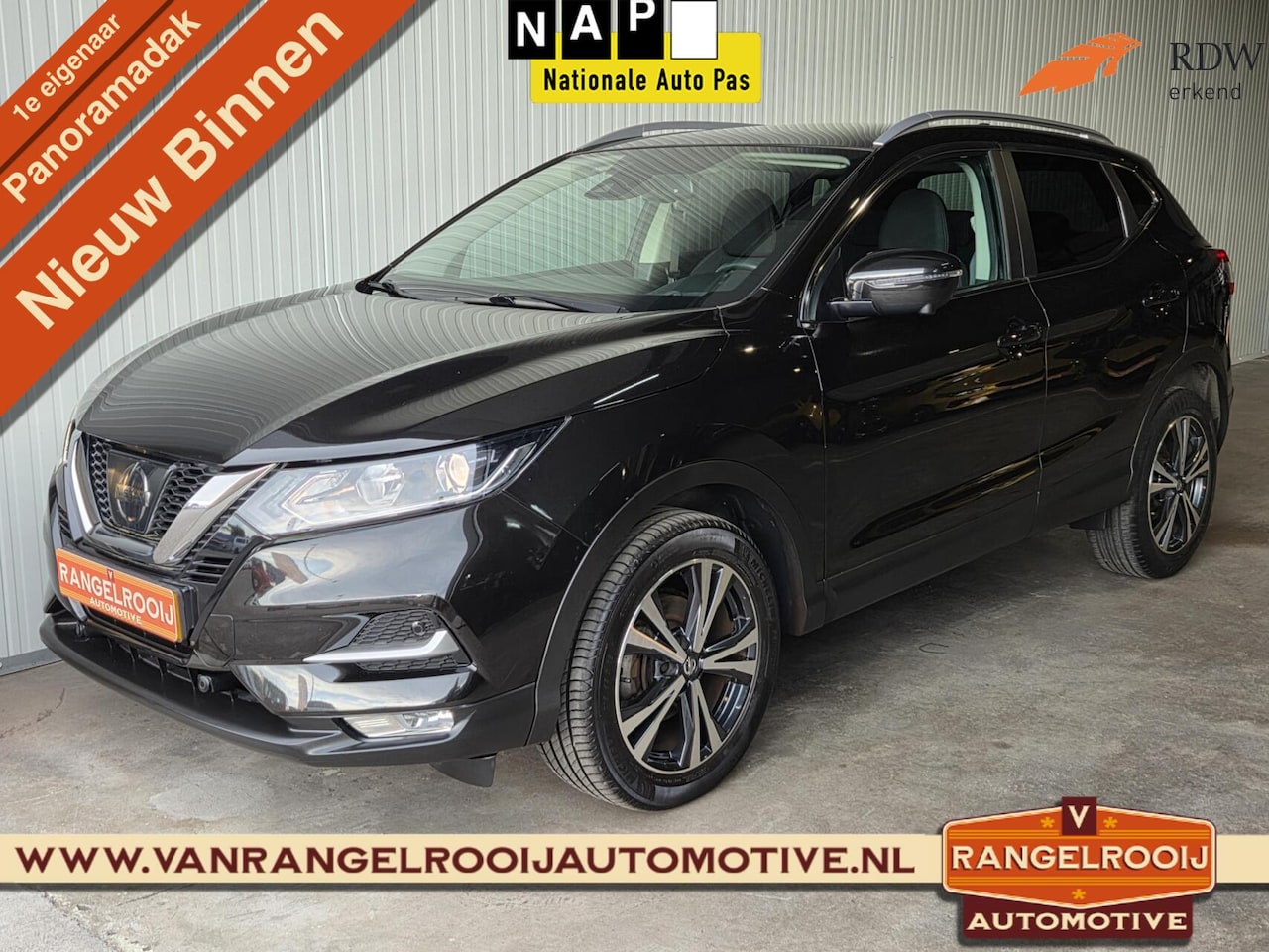 Nissan Qashqai - 1.2 N-Connecta 1.2 N-Connecta, pano, 360gr. cam, clima, cruise, keyless - AutoWereld.nl
