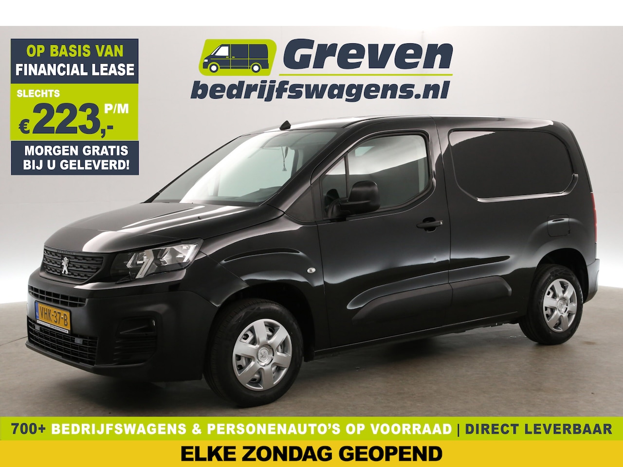 Peugeot Partner - 1.5 BlueHDI L1H1 Airco Cruise Carplay Trekhaak Parkeersensoren Schuifdeur - AutoWereld.nl