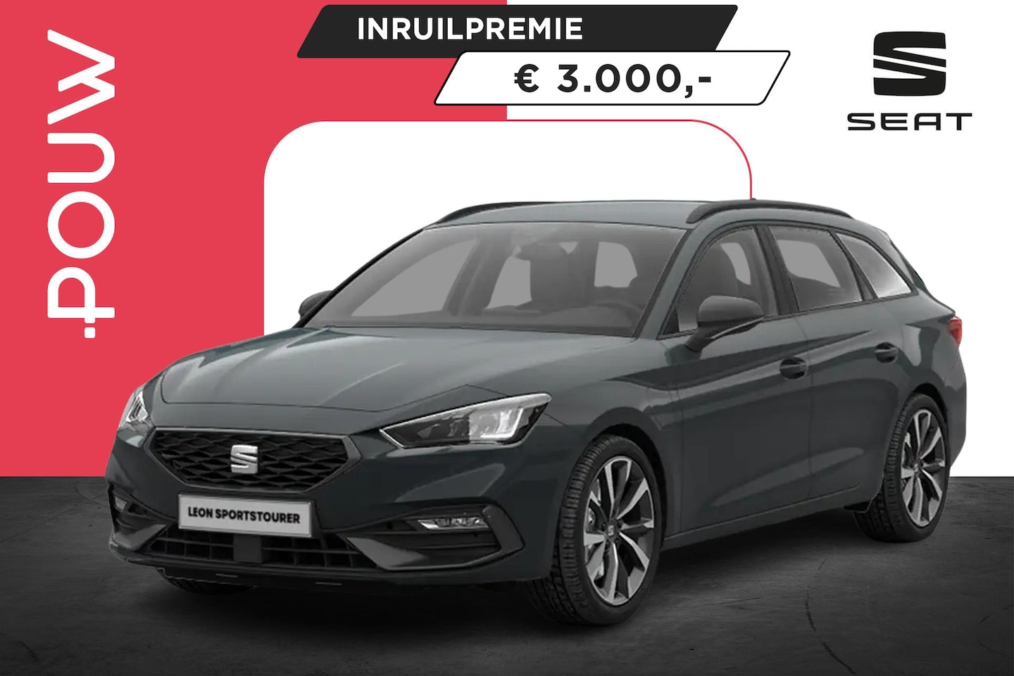 SEAT Leon Sportstourer - 1.5 TSI 204pk e-Hybrid FR Business | Technology Pack | 18" Velgen - AutoWereld.nl
