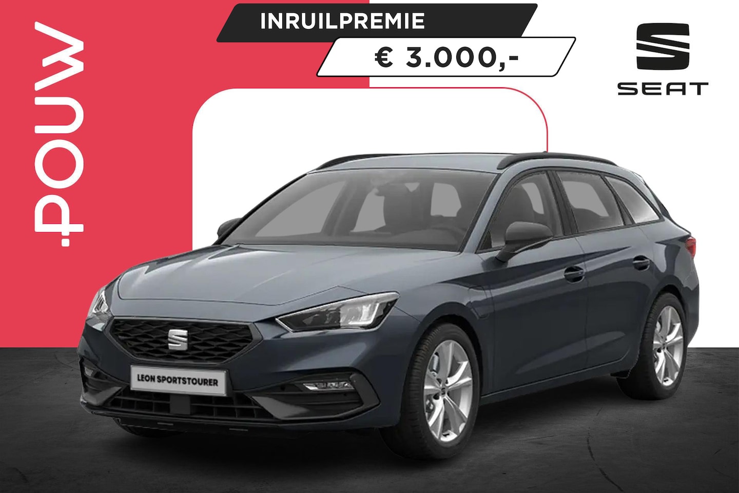 SEAT Leon Sportstourer - 1.5 TSI 204pk e-Hybrid FR Business | Technology Pack | Trekhaak Wegklapbaar - AutoWereld.nl
