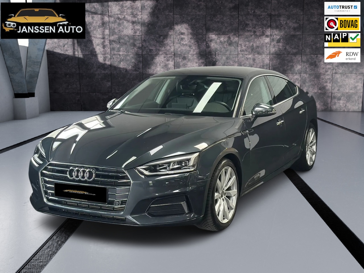 Audi A5 Sportback - 2.0 TFSI Pro Line | 190PK | Leder | Navigatie | Cruise | 1e Eigenaar | Dealeronderhouden - AutoWereld.nl